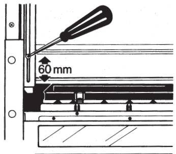 AEG-ELECTROLUX EFP60202W - Verstellen van het dampscherm - 1