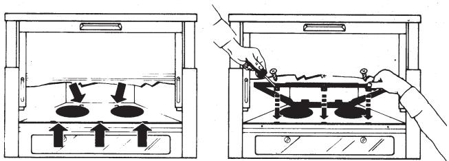 AEG-ELECTROLUX EFP60202X - Installation sequence: - 1