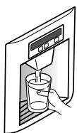 AEG-ELECTROLUX ENL60710S - Uso del dispenser dell'acqua - 4