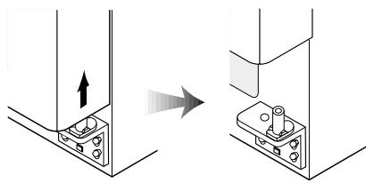 AEG-ELECTROLUX ENL60812X - A hútó ajtajának eltávolítasa - 4