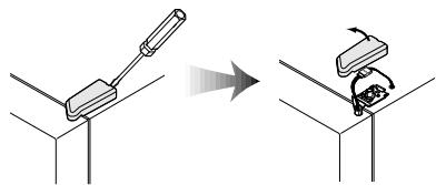 AEG-ELECTROLUX ENL60812X - Remover a porta do frigorífico - 1