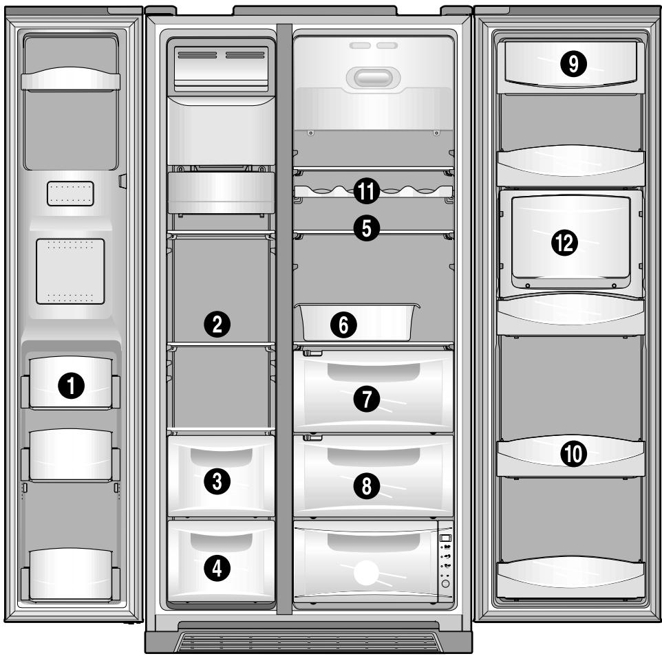 AEG-ELECTROLUX ENL60812X - A belso részek használata - 1