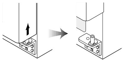 AEG-ELECTROLUX ENL60812X - Démontage de la porte du réfrigérateur - 4