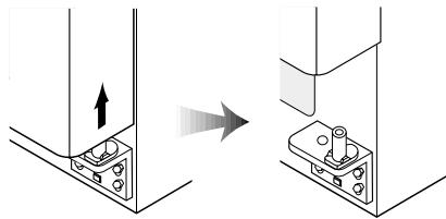 AEG-ELECTROLUX ENL60812X - Removing Refrigerator Door - 4