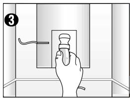 AEG-ELECTROLUX ENL60812X - Sostituzione delle lampadine del freezer - 3