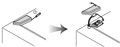 AEG-ELECTROLUX ENL60812X - Wymontowanie drzwiamrażarki - 2
