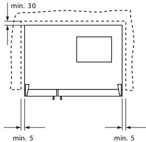AEG-ELECTROLUX ENL60812X - Dimensions (y compris les poignées) - 3