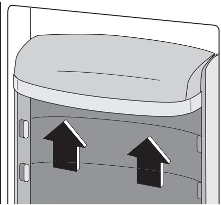 AEG-ELECTROLUX ERC39350W - Isætning af hylder i dør - 1