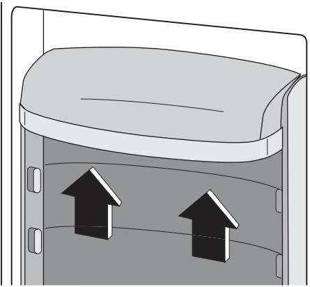 AEG-ELECTROLUX ERC39350W - Emplacement des balconnets de la porte - 1