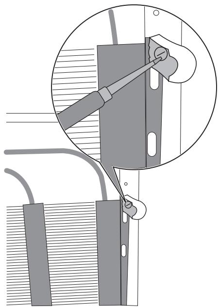 AEG-ELECTROLUX ERC39350W - Afstandsstykker, bagpå - 1