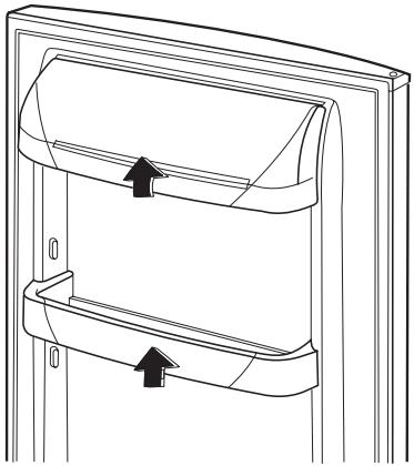 AEG-ELECTROLUX ERN16510 - Hetplaatsen van de deurschappen - 1