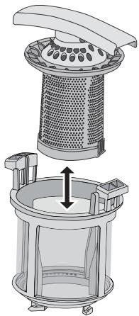 AEG-ELECTROLUX ESL68070R - Entfernen und Reinigen der Filter - 2