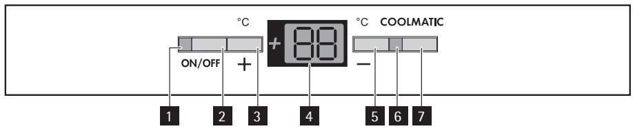 AEG-ELECTROLUX SANTO K 9 12 00-7 I - Bedieningspaneel - 1