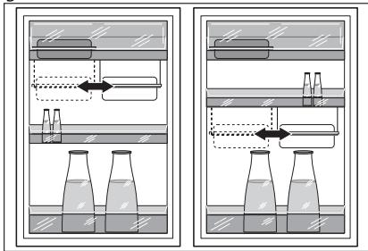 AEG-ELECTROLUX SANTO K 9 12 00-7 I - Hetplaatsen van de deurhelftplateaus - 1
