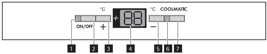 AEG-ELECTROLUX SANTO K 9 12 00-7 I - Betjeningspanel - 1