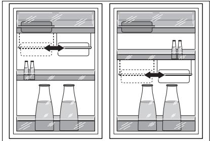 AEG-ELECTROLUX SANTO K 9 12 40-7 I - Positionierung der variablen Ablagebox - 1