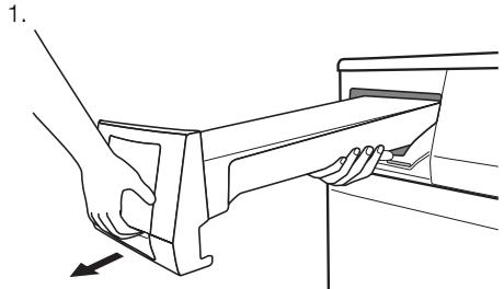 AEG-ELECTROLUX TK5357F - Emptying the water reservoir - 1