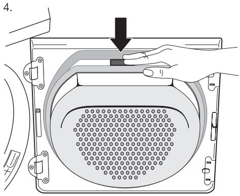 AEG-ELECTROLUX TK5357F - Cleaning fluff filter - 3