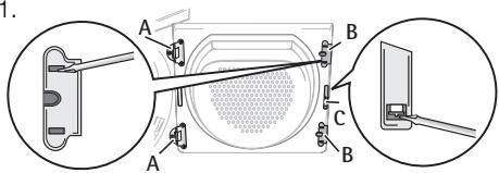 AEG-ELECTROLUX TK5357F - Réversibilité de la porte - 1