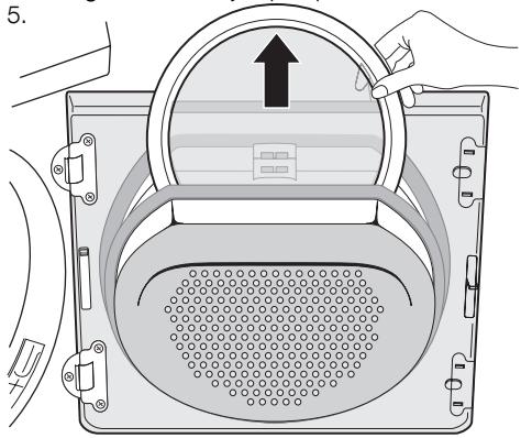 AEG-ELECTROLUX TK5357F - Cleaning fluff filter - 4
