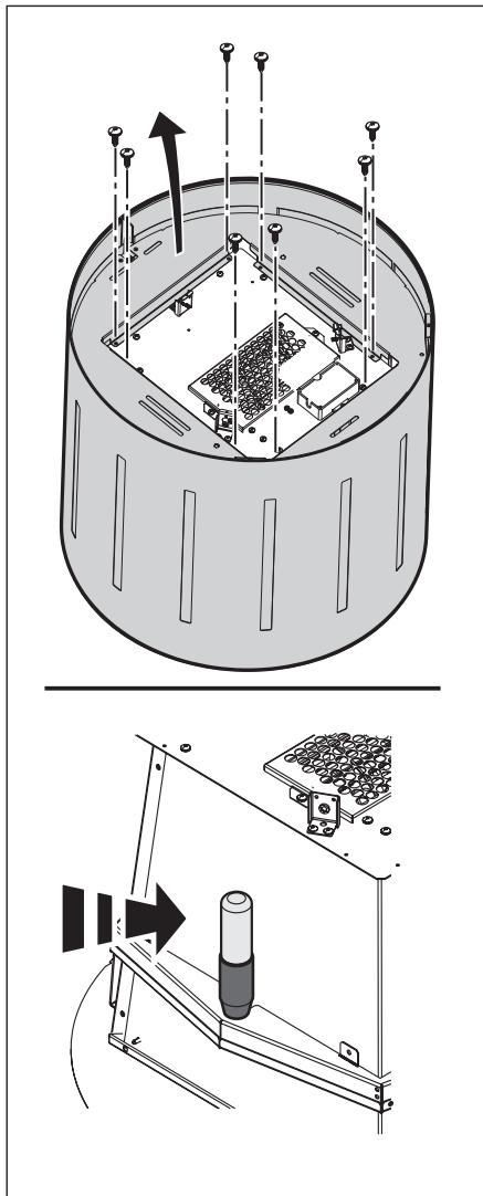 AEG-ELECTROLUX EFA50700X - Replacing lateral lamps - 1