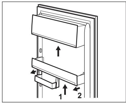 AEG-ELECTROLUX EJF3310AO - POSITIONING THE DOOR SHELVES - 1