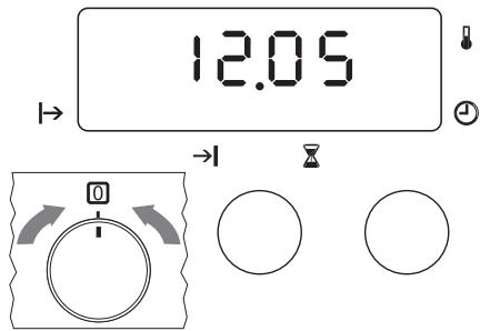 AEG-ELECTROLUX EOC56200W - SWITCHING THE OVEN OFF - 1