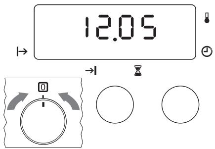AEG-ELECTROLUX EOC56200W - RÉGLAGE DE LA TEMPÉRATURE - 1