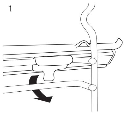 AEG-ELECTROLUX EOC56200W - Installation des rails télescopiques - 1