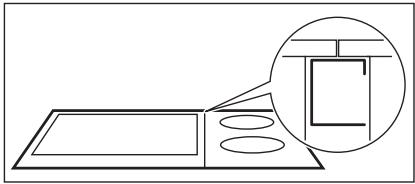 AEG-ELECTROLUX EQH4512BOG - The worktop cut out - 2