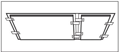 AEG-ELECTROLUX EQT4520BOG - Découpe du plan de travail - 3