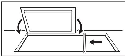 AEG-ELECTROLUX EQT4520BOG - De opening in het werkblad - 1