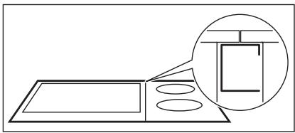 AEG-ELECTROLUX EQT4520BOG - De opening in het werkblad - 2