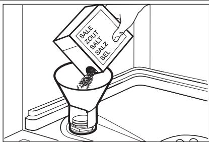 AEG-ELECTROLUX GA55LI220X - FILLING THE SALT CONTAINER - 1
