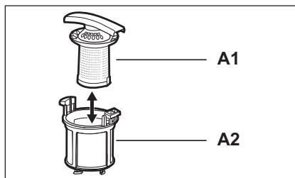 AEG-ELECTROLUX GA55LI220X - CLEANING THE FILTERS - 2