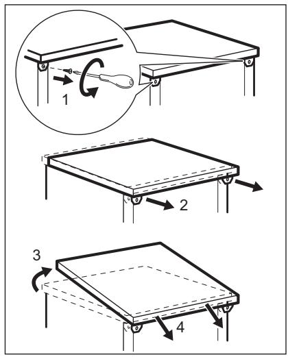 AEG-ELECTROLUX GS60BF221 - MONTAGE ALS EINBAUGESCHIRRSPÜLER - 2