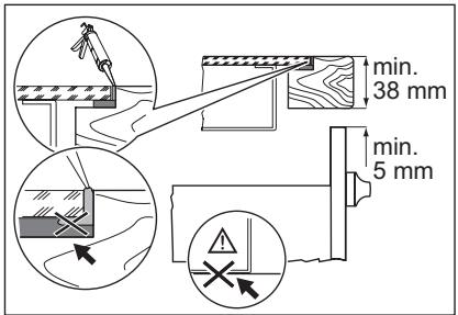 AEG-ELECTROLUX HK956970IB - BEVESTIGEN VAN DE AFDICHTING OP HET KEUKENWERKBLAD - 4
