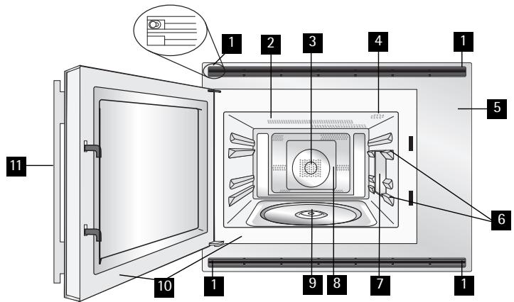AEG-ELECTROLUX MCC4061E-B - Magnetronoven &amp; toebehoren - 1
