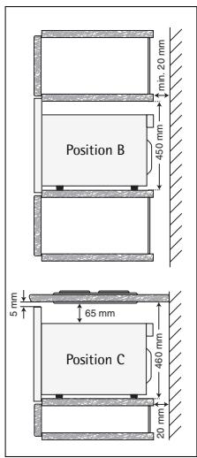 AEG-ELECTROLUX MCC4061E-B - Installing the appliance - 2