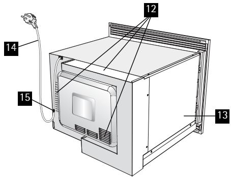 AEG-ELECTROLUX MCC4061E-B - VUE d'ensemble de l'appareil four micro-ondes et accessoires - 2