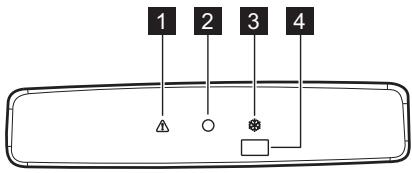 AEG-ELECTROLUX EC3201AOW LARGE STA - Bandeau de commande - 1
