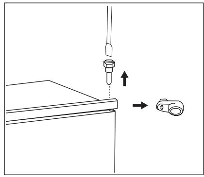 AEG-ELECTROLUX ENN2801EOW - Réversibilité de la porte - 1