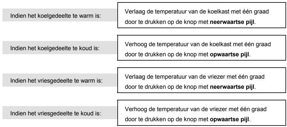 AEG-ELECTROLUX ERL6296XX - De temperatuur aanpassen - 2