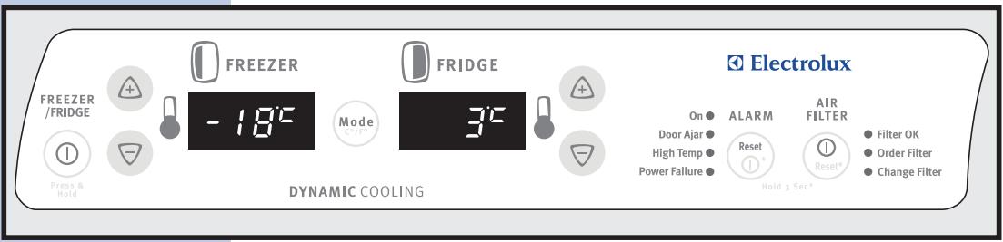 AEG-ELECTROLUX ERL6296XX - IMPOSTAZIONE DELLE TEMPERATURE DI RAFFREDDAMENTO - 1