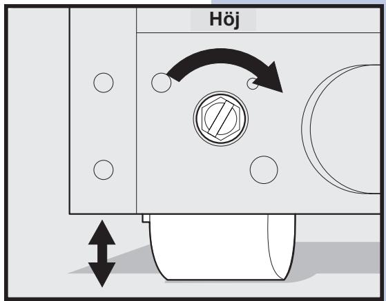 AEG-ELECTROLUX ERL6296XX - Nivåjustering - 1