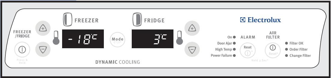 AEG-ELECTROLUX ERL6296XX - SETTING COOLING TEMPERATURES - 1