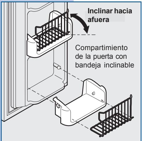 AEG-ELECTROLUX ERL6296XX - Para cambiar de posición un compartimiento de la puerta ajustable: - 2
