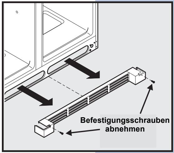 AEG-ELECTROLUX ERL6296XX - Abnehmen und Anschrauben des Gitters - 1