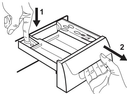 AEG-ELECTROLUX EWF128500W - CLEANING THE DISPENSER DRAWER - 1
