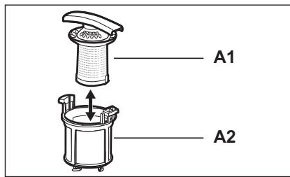 AEG-ELECTROLUX GA60LI221OLATEST - Cleaning the filters - 2
